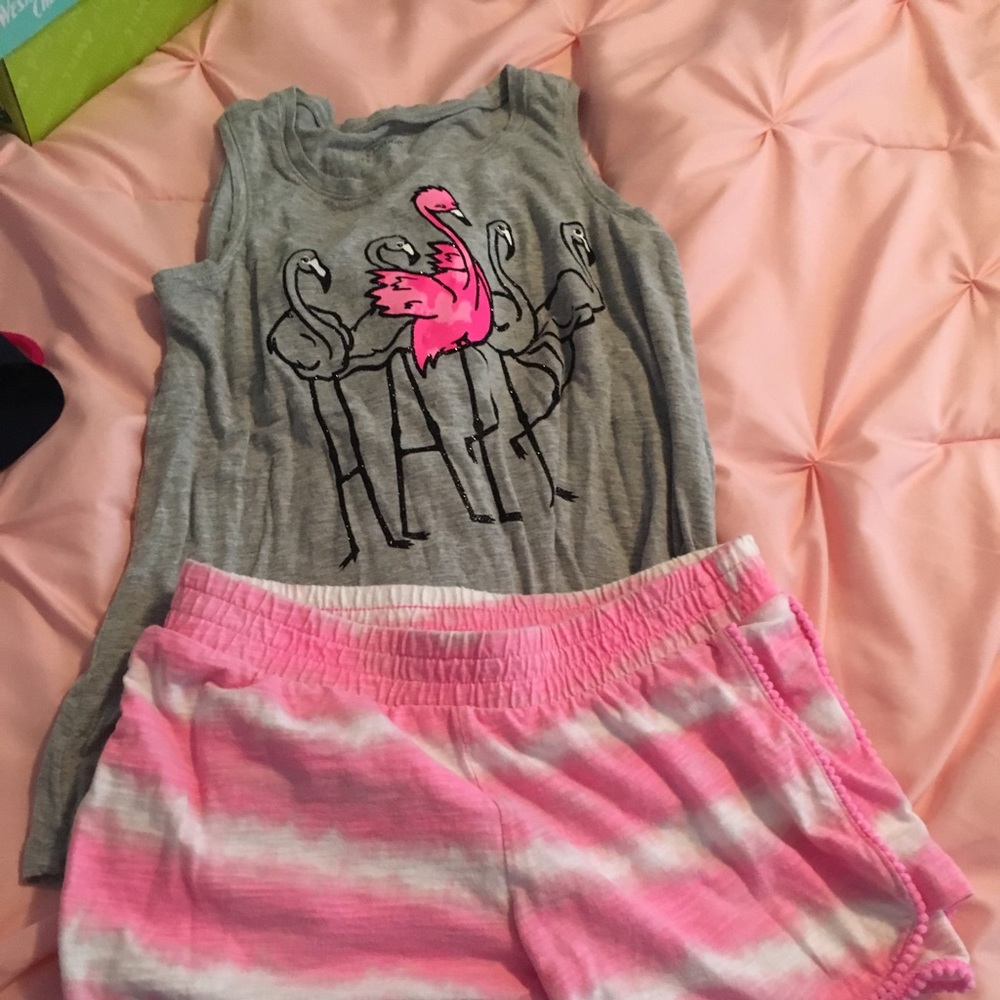 Justice flamingo outfit